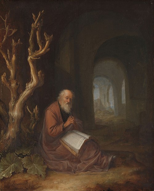 A Hermit Praying in a Ruin, 1650, Jan Adriaensz. van Staveren