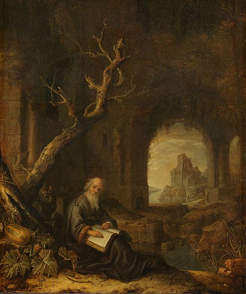 A Hermit in a Ruin, 1650, Jan Adriaensz. van Staveren