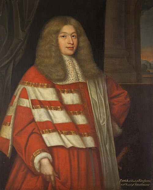 Patrick Lyon, 1st Earl of Strathmore, 1643 - 1695. Privy Councillor, 1667, L. Schunemann