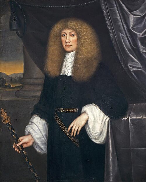 Archibald Campbell, 9th Earl of Argyll, 1629 - 1685. Confederate of the Duke of Monmouth, 1670, L. Schunemann