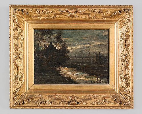 Landschap bij avondstond, 1886, Suze Robertson