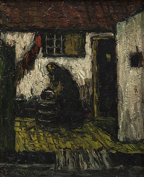 Woman in a courtyard, 1870, Suze Robertson