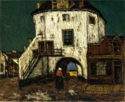 Fishers' gate in Harderwijk, 1922, Suze Robertson