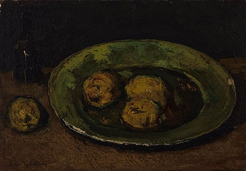 Still Life (Plate with Lemons), 1890, Suze Robertson