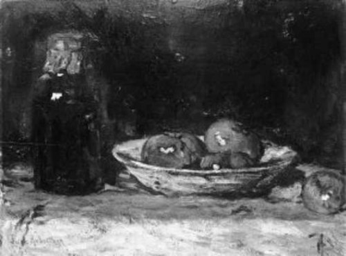 Plate with Apples and a Bottle, 1890, Suze Robertson