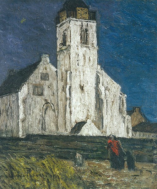 Church in Katwijk, 1915, Suze Robertson