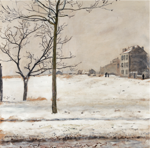 Montmartre sous la Neige, , Jean-François Raffaëlli