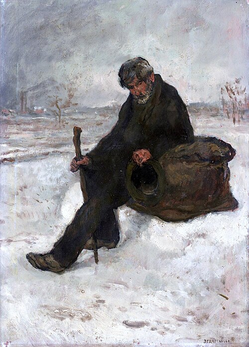 The Railwayman in the Snow, , Jean-François Raffaëlli
