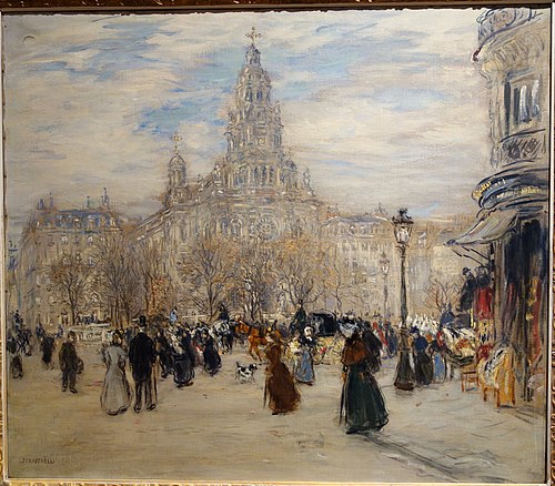 Place St. Augustin, , Jean-François Raffaëlli