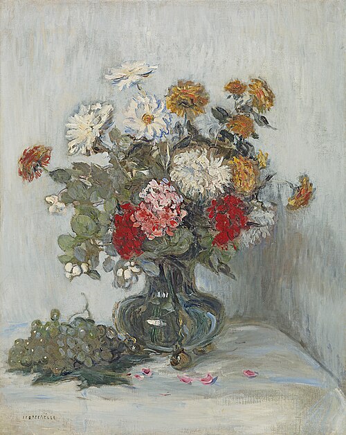 Fleurs et raisins, 1898, Jean-François Raffaëlli