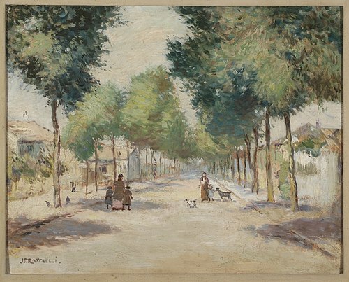 De weg naar Argenteuil., , Jean-François Raffaëlli