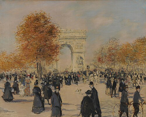 Les Champs-Élysées, 1902, Jean-François Raffaëlli
