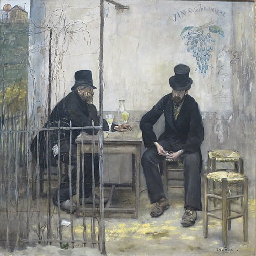 Les Buveurs d'absinthe, 1881, Jean-François Raffaëlli