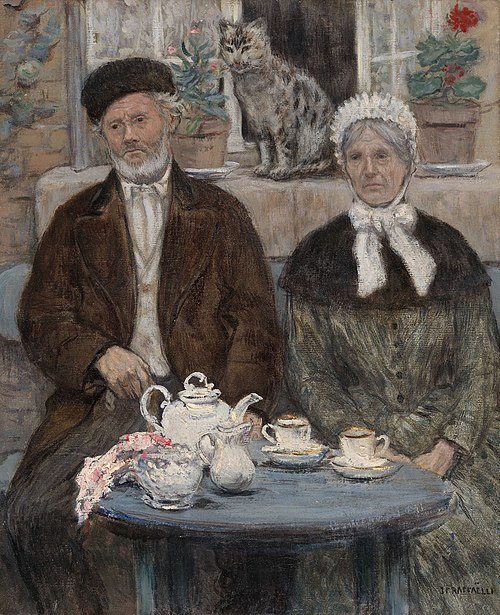 Afternoon Tea, 1880, Jean-François Raffaëlli