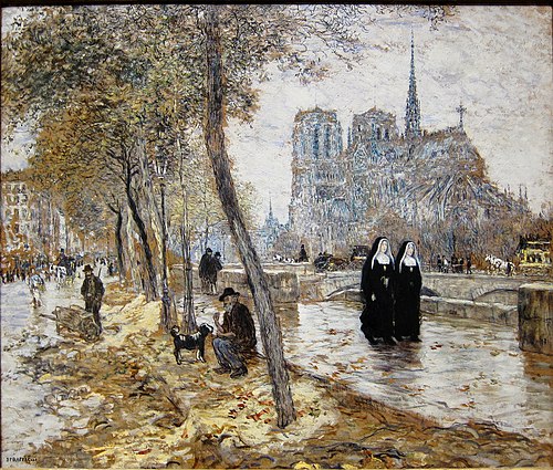 Notre Dame de Paris, 1890, Jean-François Raffaëlli