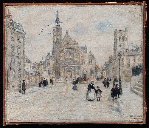 St.-Etienne-du-Mont, Paris, 1897, Jean-François Raffaëlli