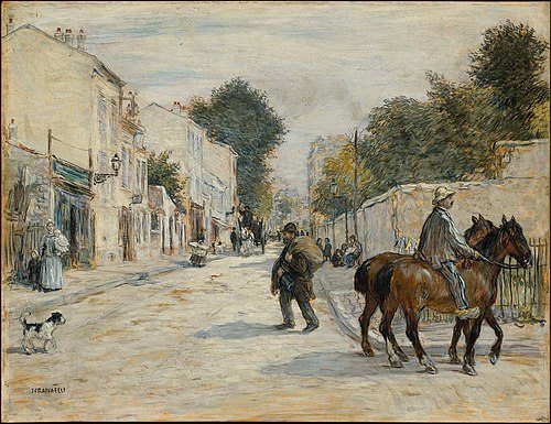Street Scene, 1890, Jean-François Raffaëlli