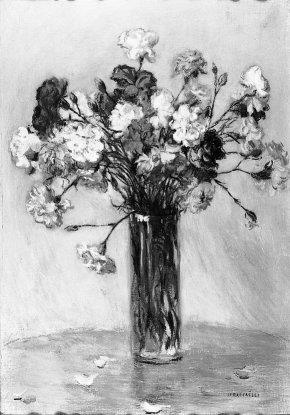 Oeuillets dans un vase, 1900, Jean-François Raffaëlli