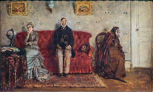 At the Dentist, 1878, Jean-François Raffaëlli