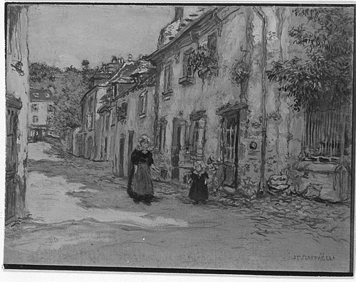 Straßenbild, , Jean-François Raffaëlli
