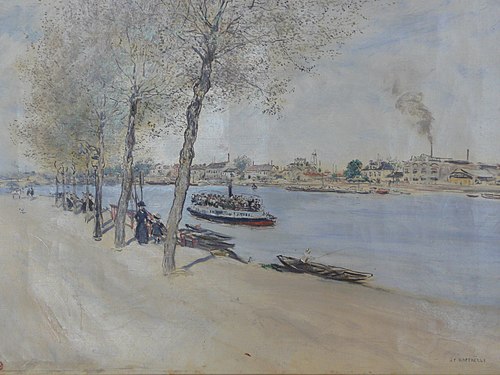 Bord de l'eau au printemps, 1909, Jean-François Raffaëlli