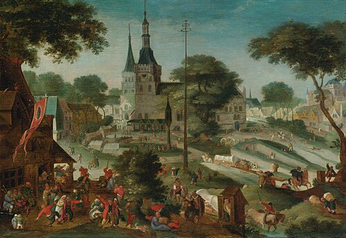 Kermesse at Schellebelle, 1591, Jacob Savery