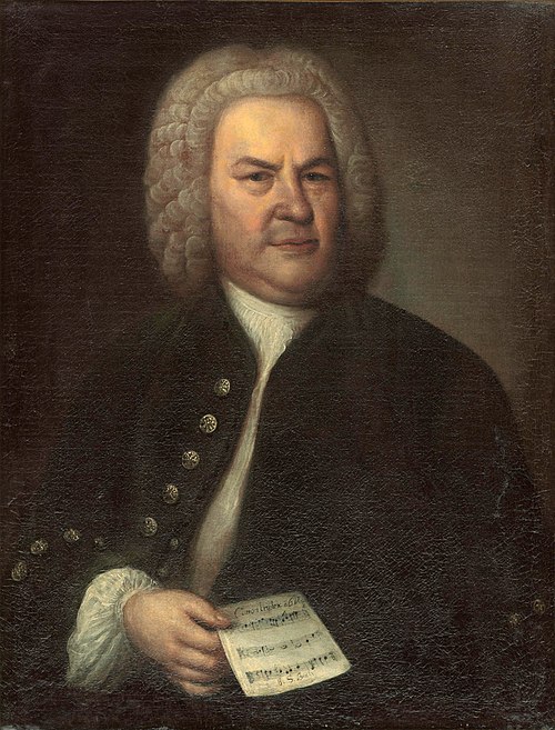 Portrait of Bach, 1746, Elias Gottlob Haussmann