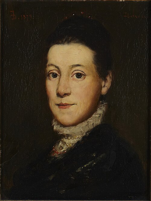 Portrait of a Woman, 1879, Frank Duveneck