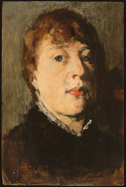 Study of a Woman's Head, 1879, Frank Duveneck