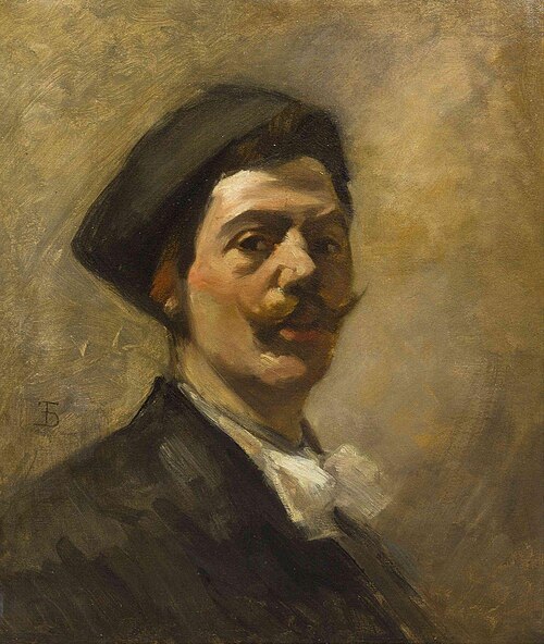 Portrait of William Merritt Chase, 1877, Frank Duveneck