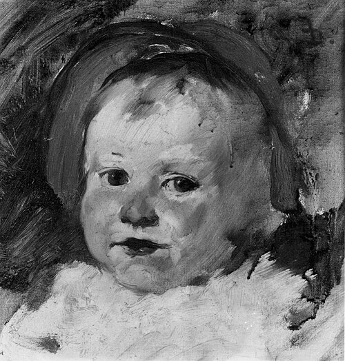 Head of a Child, 1890, Frank Duveneck