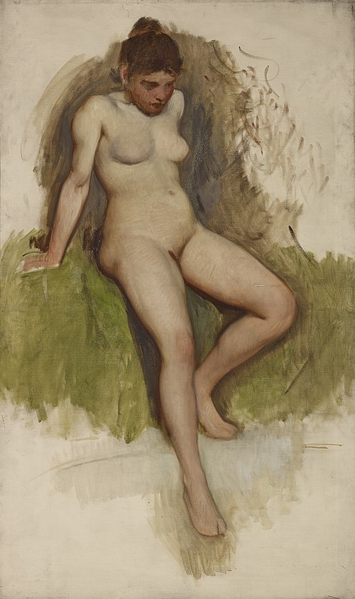 Nude, , Frank Duveneck
