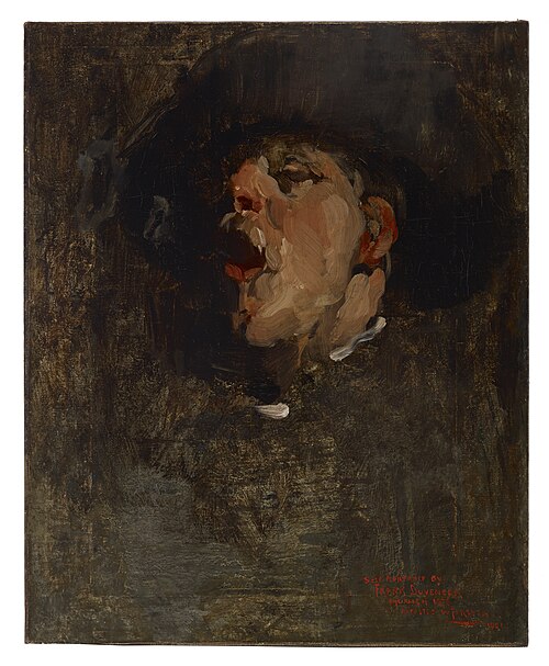 Autoportrait, 1878, Frank Duveneck