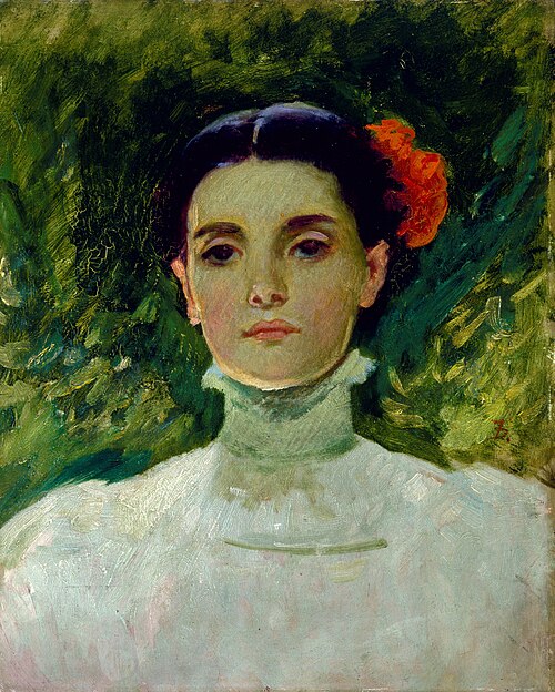 Portrait of Maggie Wilson, 1898, Frank Duveneck