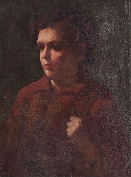 Study of a School Boy, 1895, Frank Duveneck