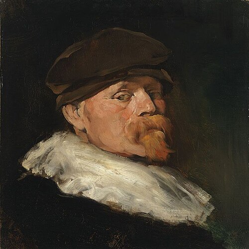Bildnis eines bärtigen Mannes, 1874, Frank Duveneck