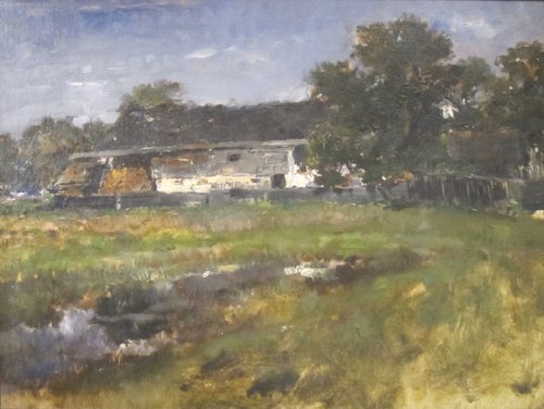 Landscape, Polling, Bavaria, 1878, Frank Duveneck