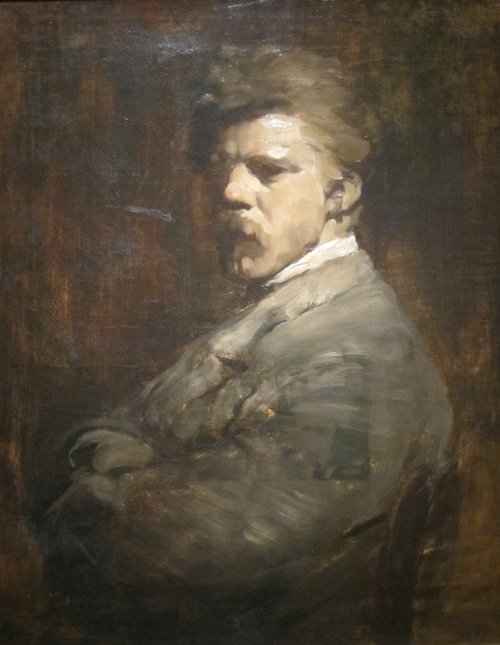 Autoportrait, 1877, Frank Duveneck