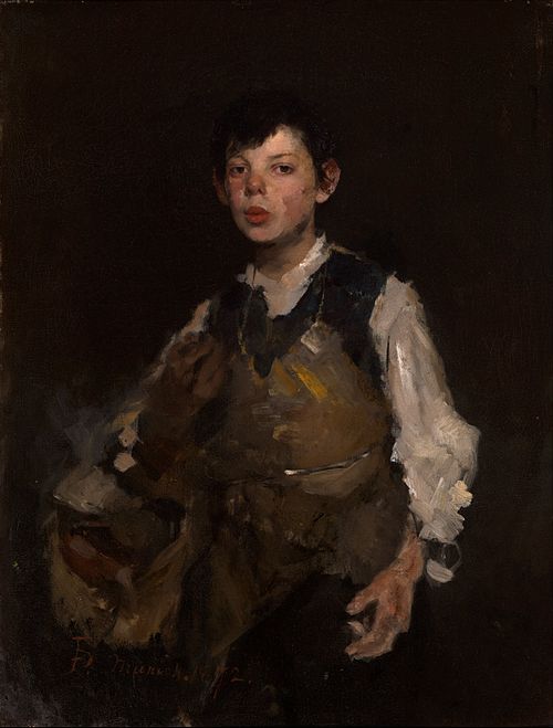 The Whistling Boy, 1872, Frank Duveneck