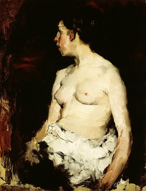Seated Nude, 1879, Frank Duveneck