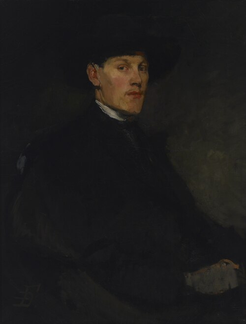 Portrait d'un jeune homme, 1875, Frank Duveneck