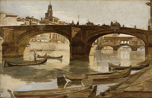 The Bridges: Florence, 1880, Frank Duveneck