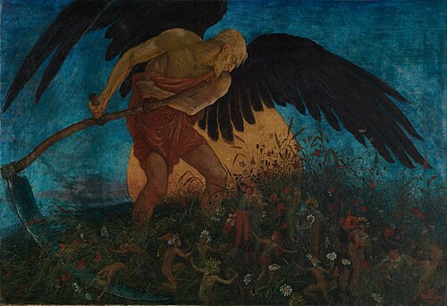 Reaper Death, 1900, Walter Crane