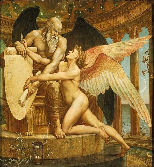 The Roll of Fate, 1882, Walter Crane