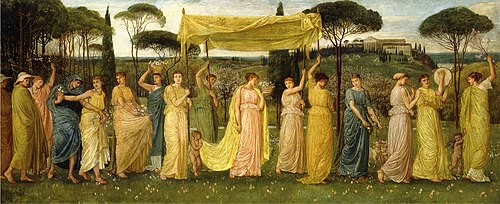 The Advent of Spring, 1873, Walter Crane