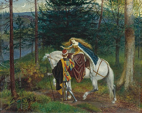 La belle Dame Sans Merci, 1865, Walter Crane