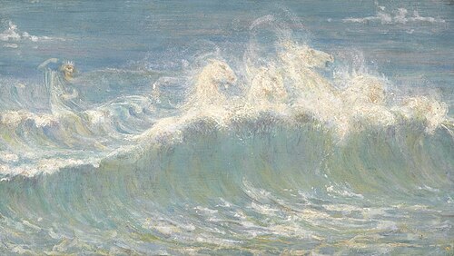 Neptune's Horses, 1892, Walter Crane