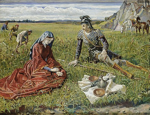 Ruth and Boaz, 1863, Walter Crane
