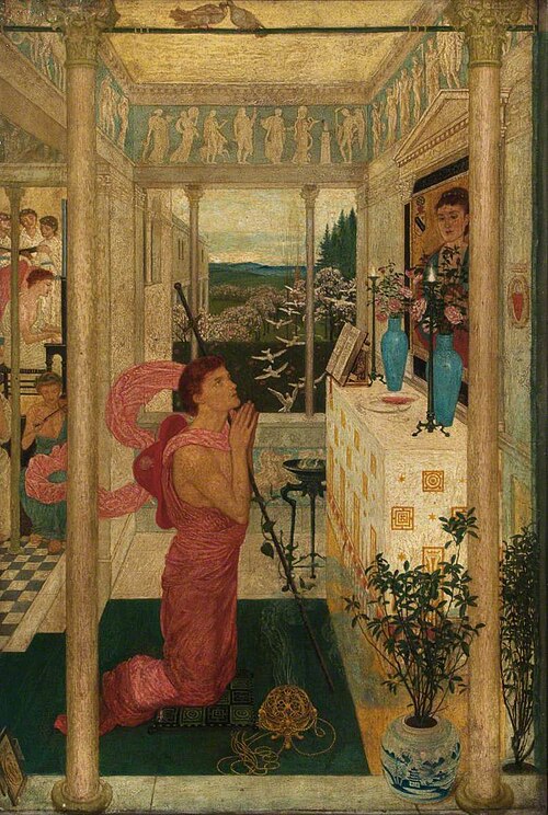 Love's Altar, 1870, Walter Crane