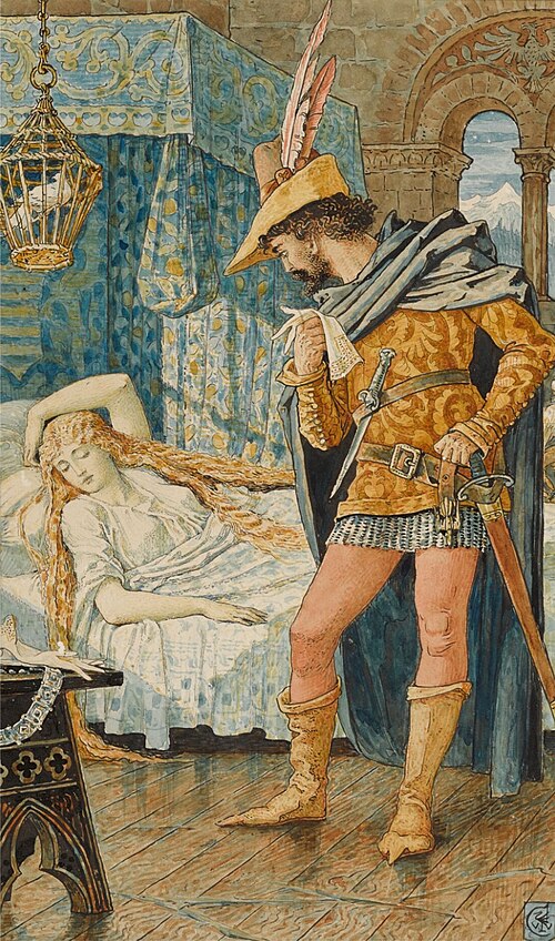 The sleeping Beauty, 1882, Walter Crane